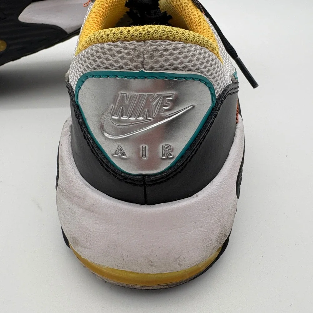 Nike Air Max Excee Kids Sneakers Black White Silver CJ2002-100 Size 7Y